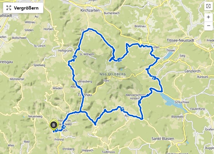 Mittlere Runde, 97 km