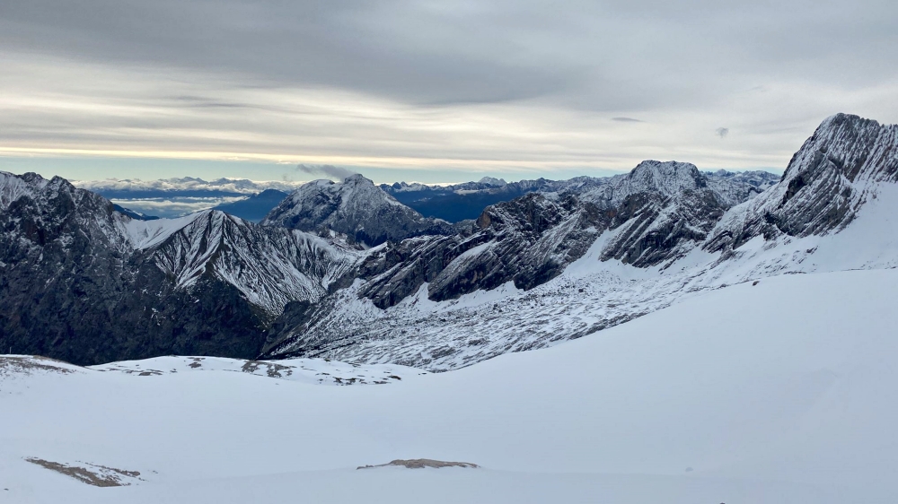 In Richtung Zugspitzplatt