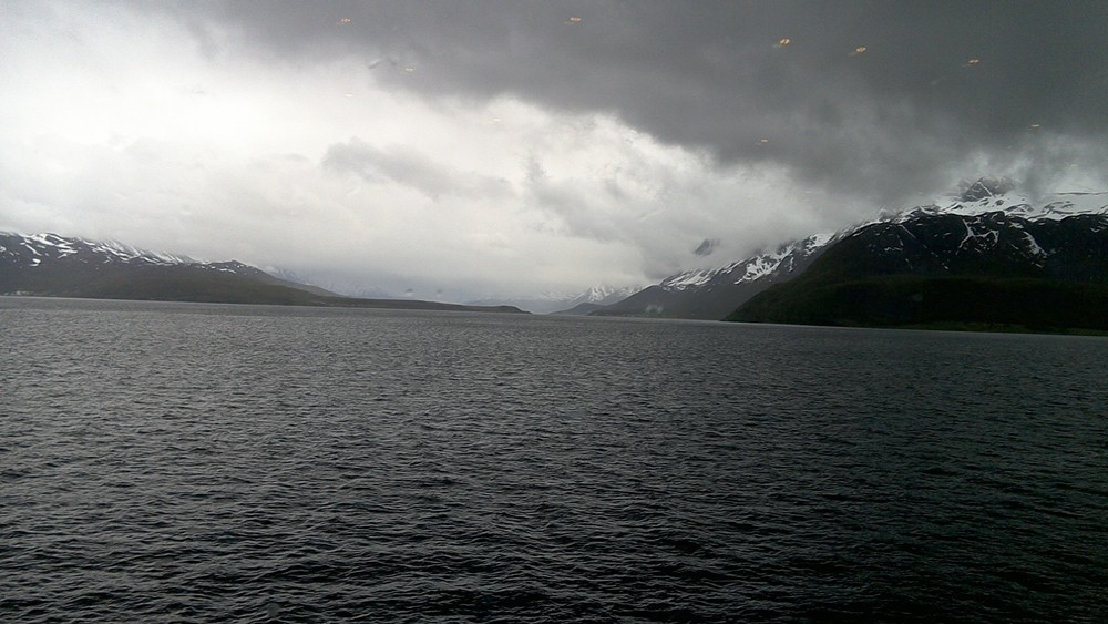 Auf der Fahrt nach Tromsoe
