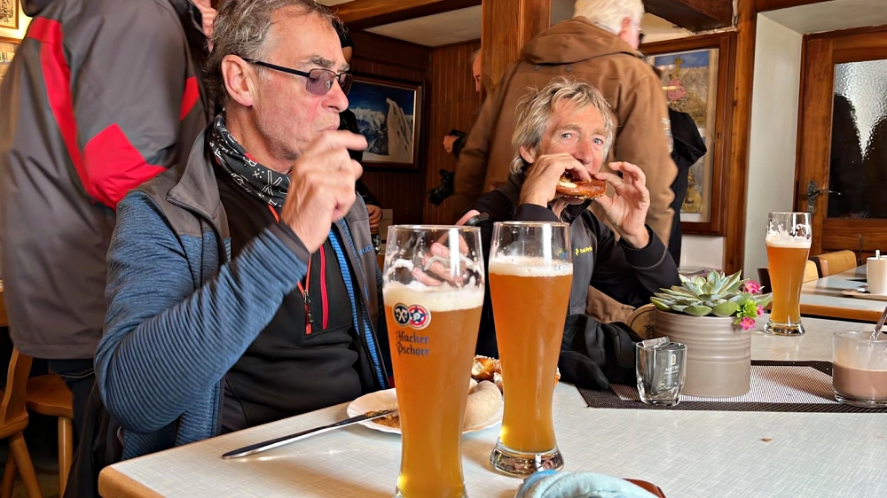 Der verdiente Lohn, Weissbier und Weisswürste