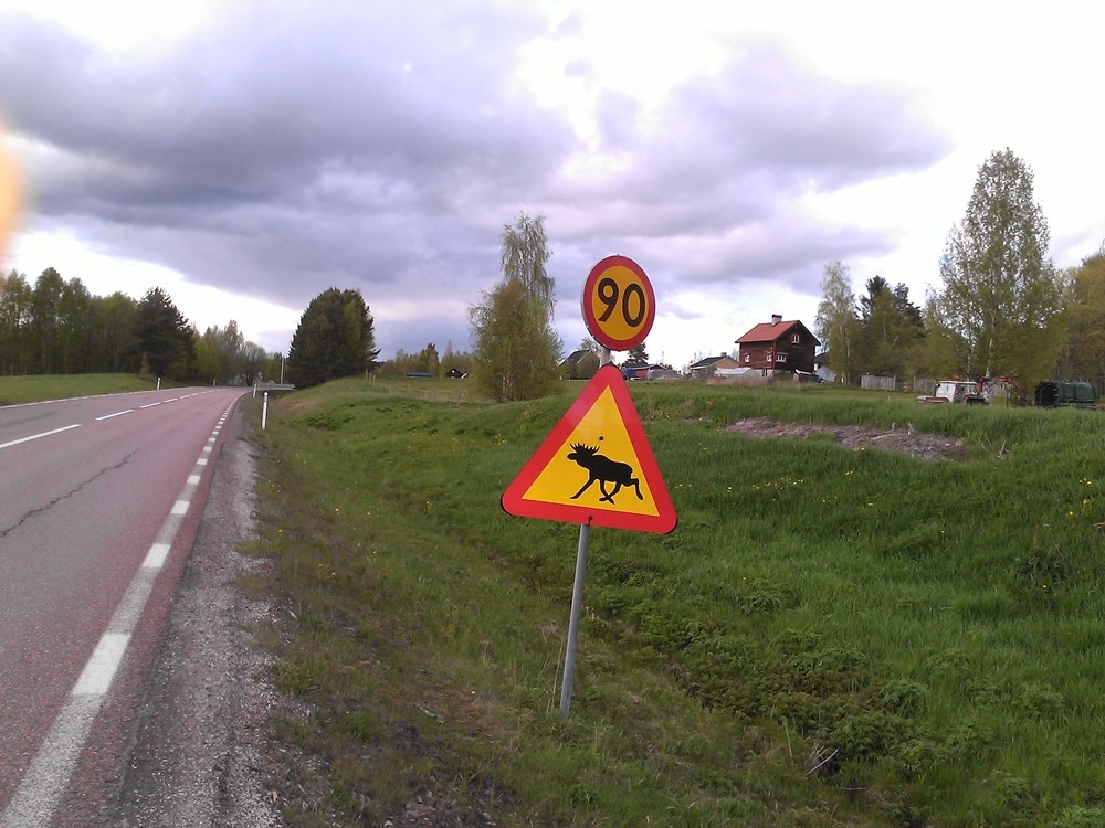 Und endlich auch das Warnschild dazu