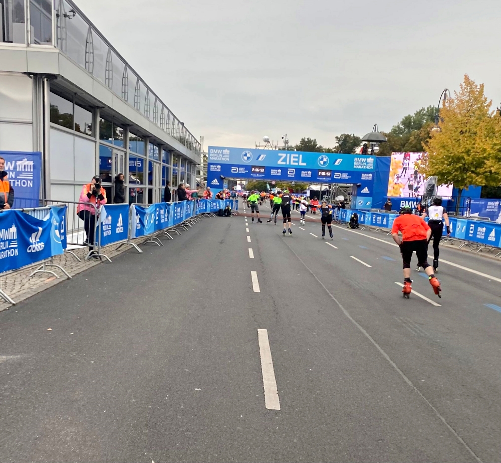 Zieleinlauf Inliner