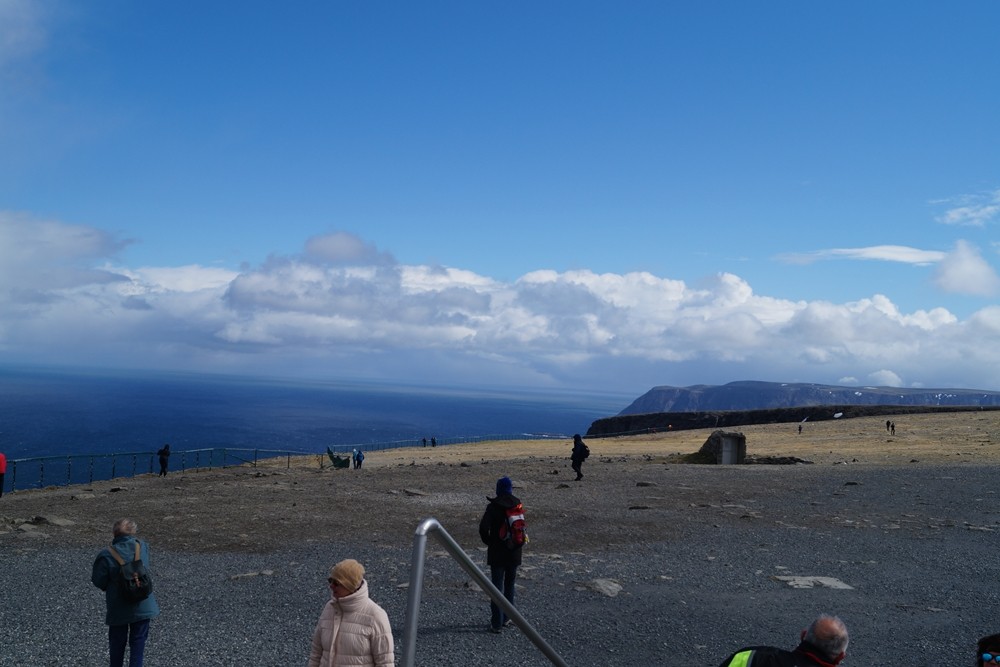 Blick über den Nordkapfelsen