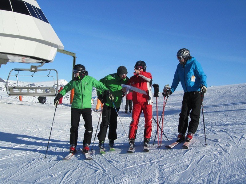 Skigebiet Nr. 2: Bequira/Beret Kaum 35 km Luftlinie weiter gibt's richtigen Schnee, auch neben der Piste 