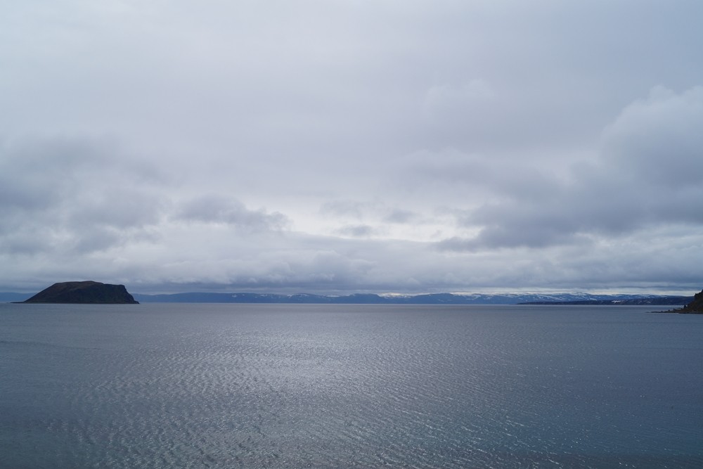 Küstenansichten auf dem Weg zum Nordkap