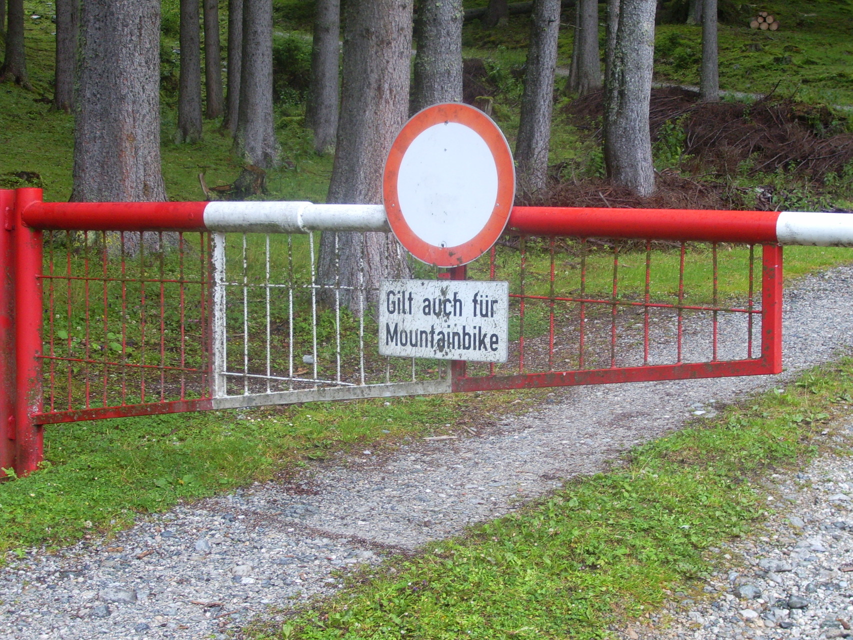 Das allgemeine österreichische Radwegeschild