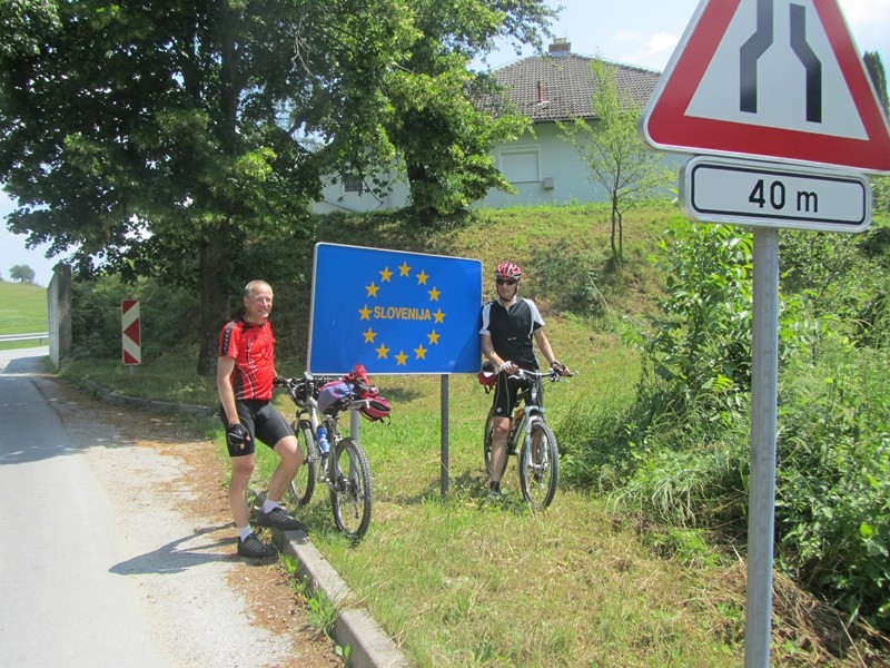 Grenzübergang nach Slowenien