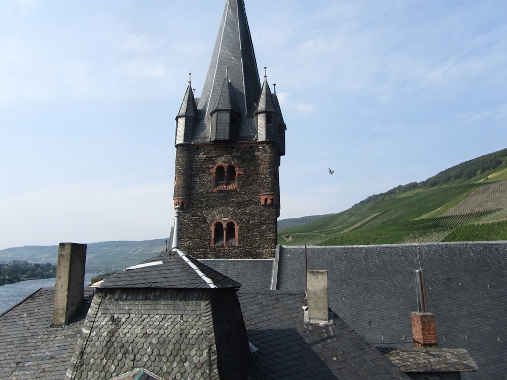 Bernkastel - Kues, Blick aus dem Hotel 'Zum Römischen Kaiser'