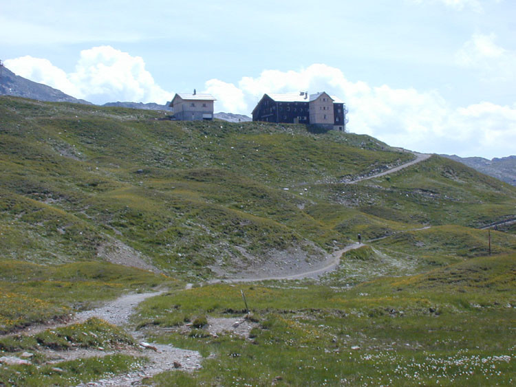 Hütte in Sicht