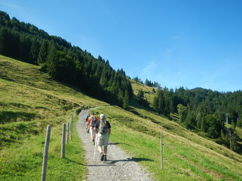 Auf dem Weg zum Hochhädrich