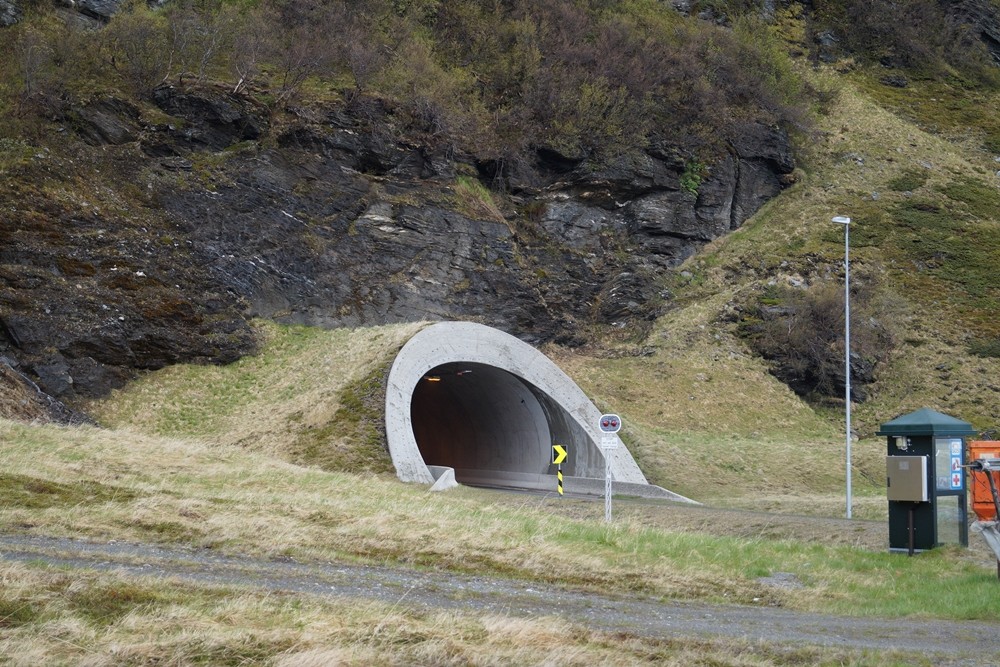 Eingang Nordkaptunnel