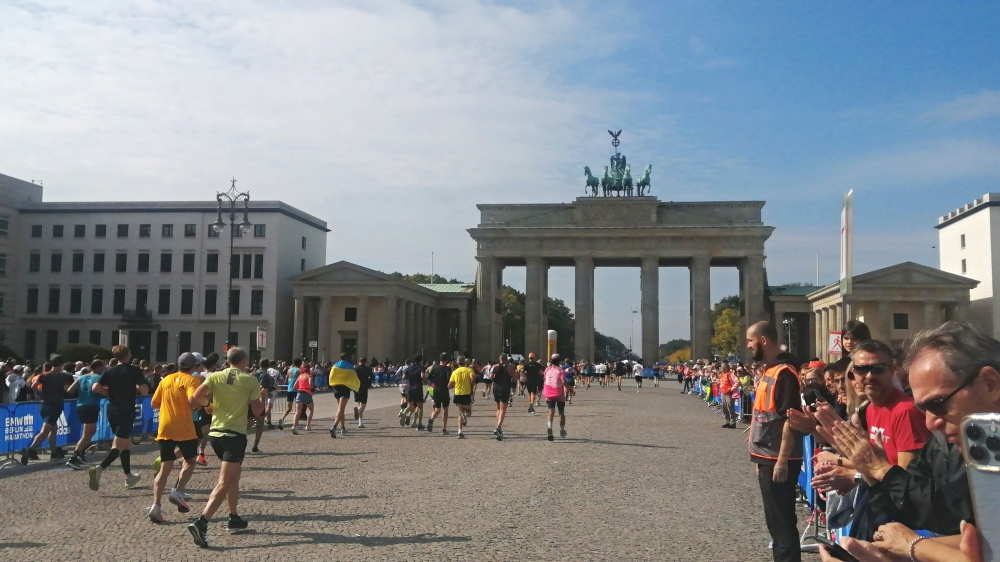 Zieleinlauf Läufer 