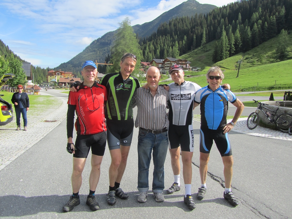 ... mit Fahrer Christof