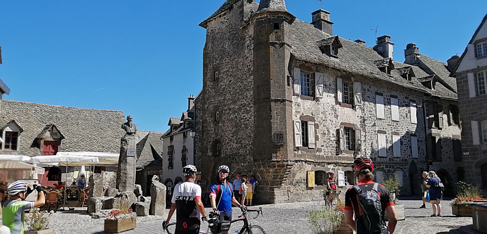 Schöne Altstadt in Salers