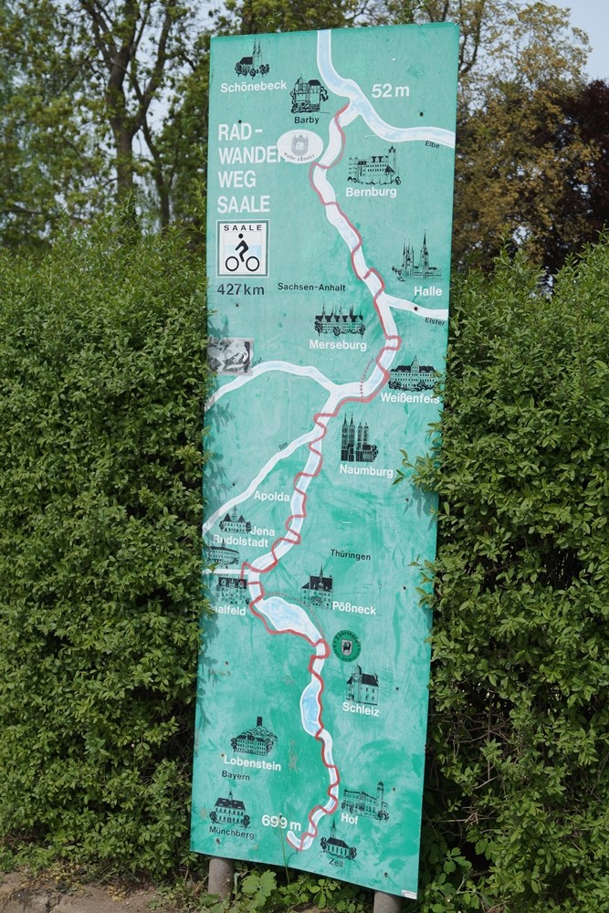 Der ganze Saaleradweg
