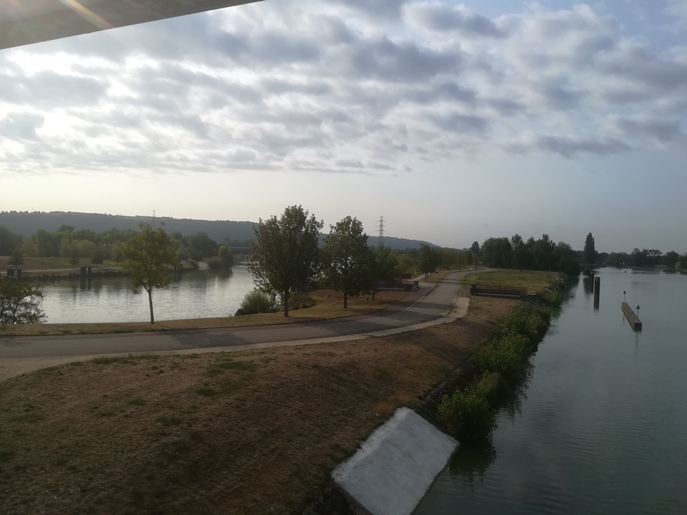 Rhein - Rhone - Kanal trifft Rhein