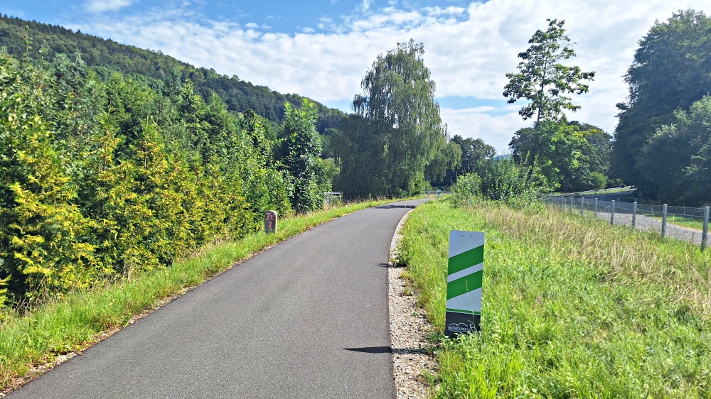 Auf der Bahntrasse im Sinntal