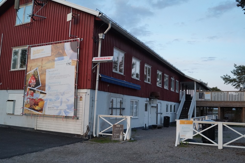 Hat auch schon bessere Tage gesehen, Restaurant am Campingplatz Karlstad