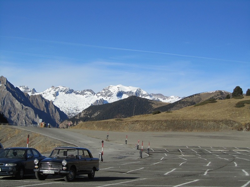 Blick auf den höchsten Berg in der Region 