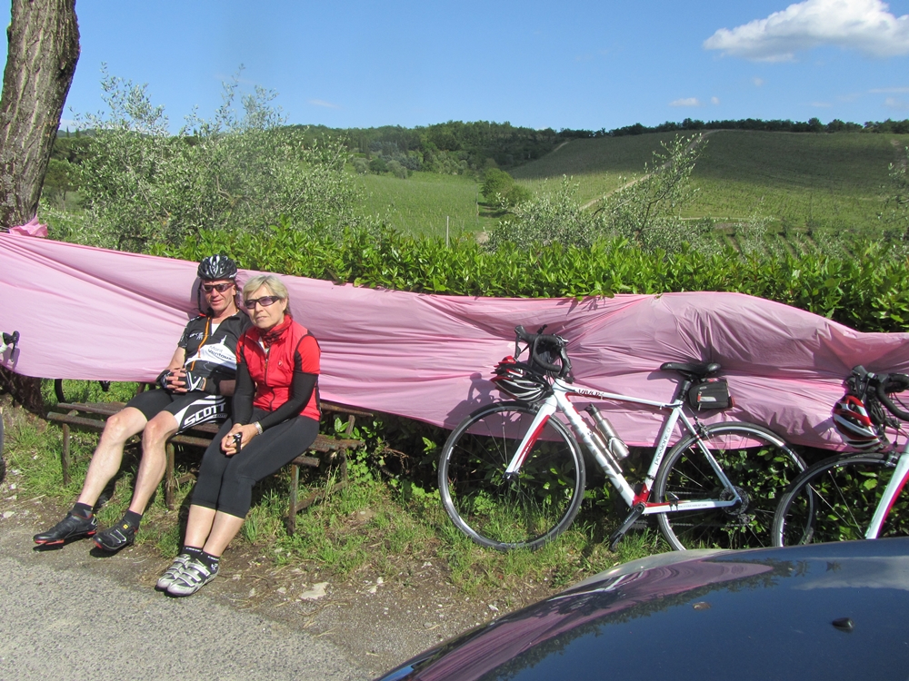 An der Drosselbar, Reste von der Giro - Deko