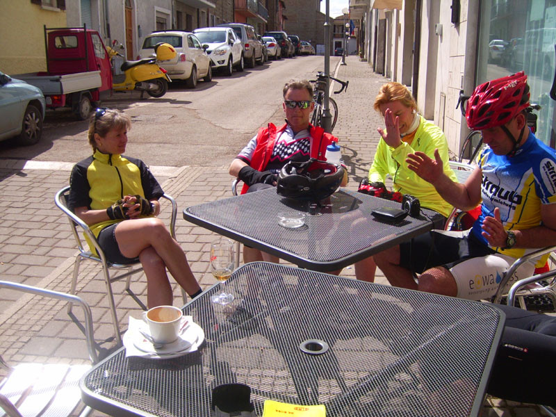 Kaffepause in Perticara