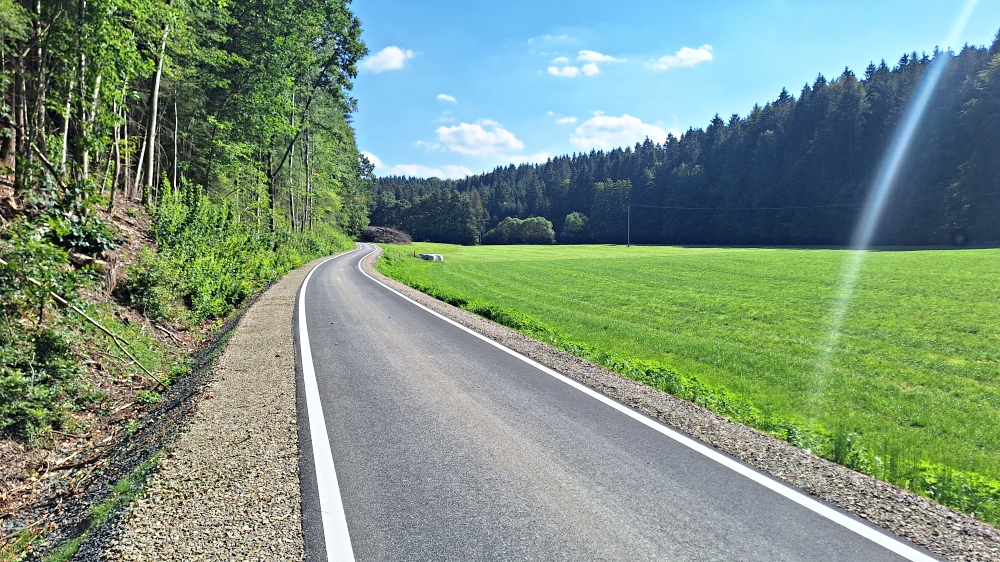 Bahntrasse in Richtung Wasserkuppe 