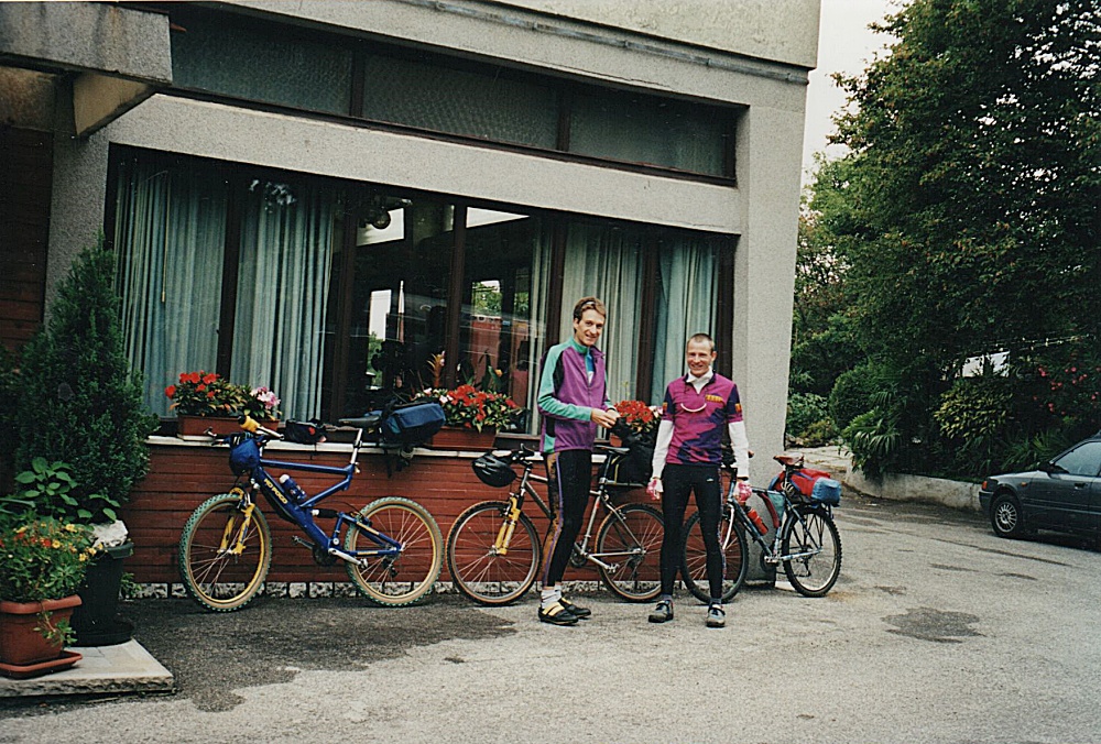 Start in Sistiana / Slowenien