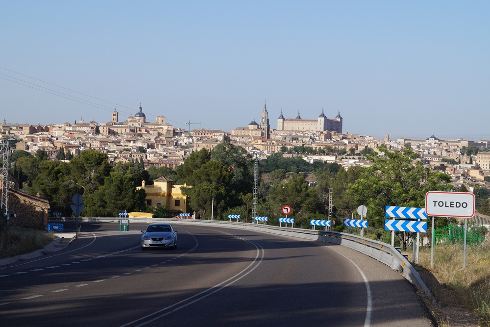 Die Anfahrt auf Toledo