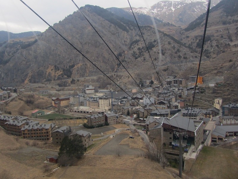 Canillo / Andorra von oben 