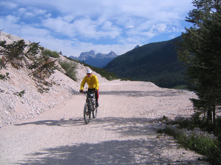 Auf dem Weg in Richtung Kronplatz