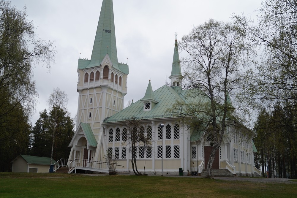 Holzkirche in Gällivare