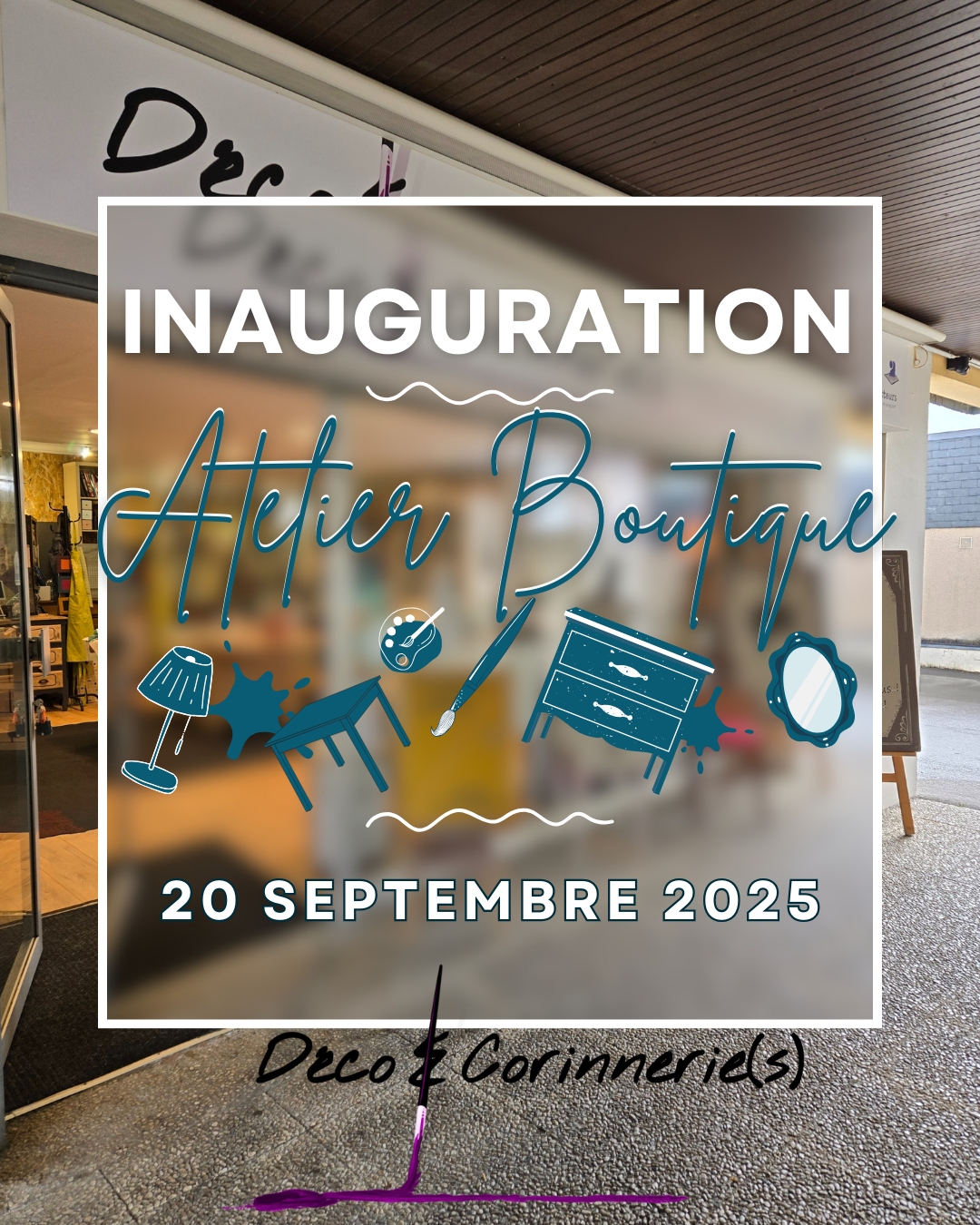 SAVE THE DATE  ! INAUGURATION FESTIVE : ATELIER DECO & CORINNERIE