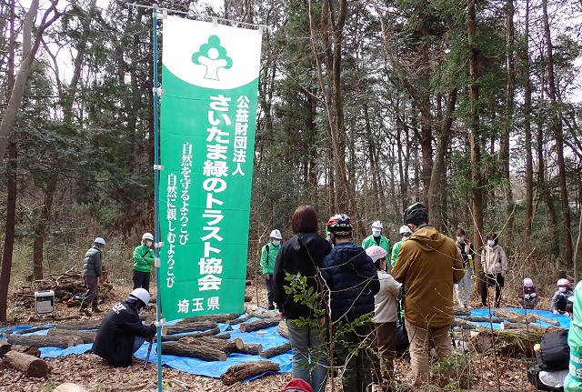 ⑩緑のトラスト協会の旗、よい広告ですね！