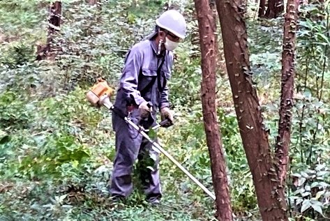 ④こちらでも刈払機活用