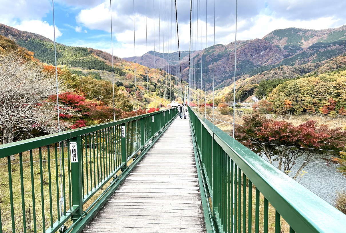 ②a大吊橋に到着