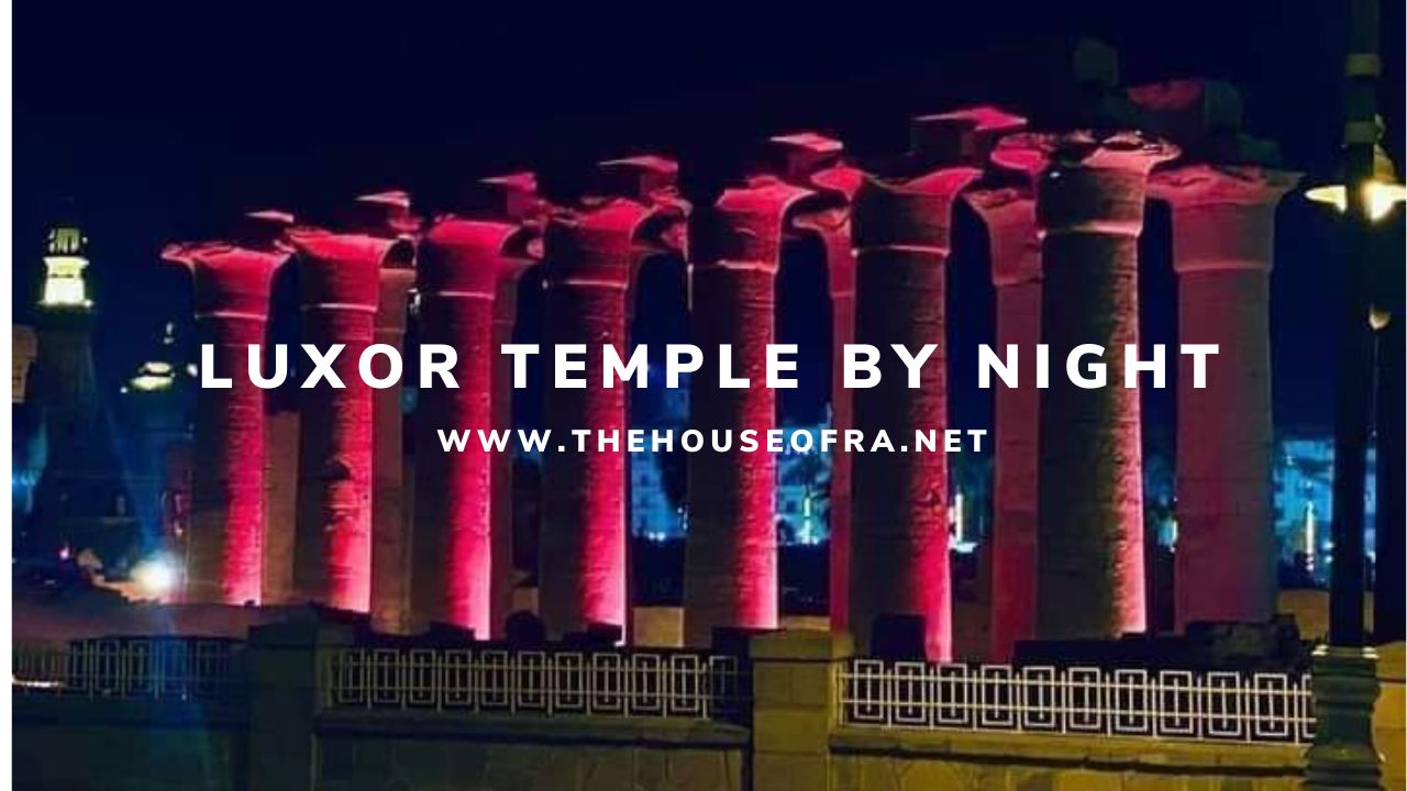 LUXOR TEMPLE BY NIGHT
