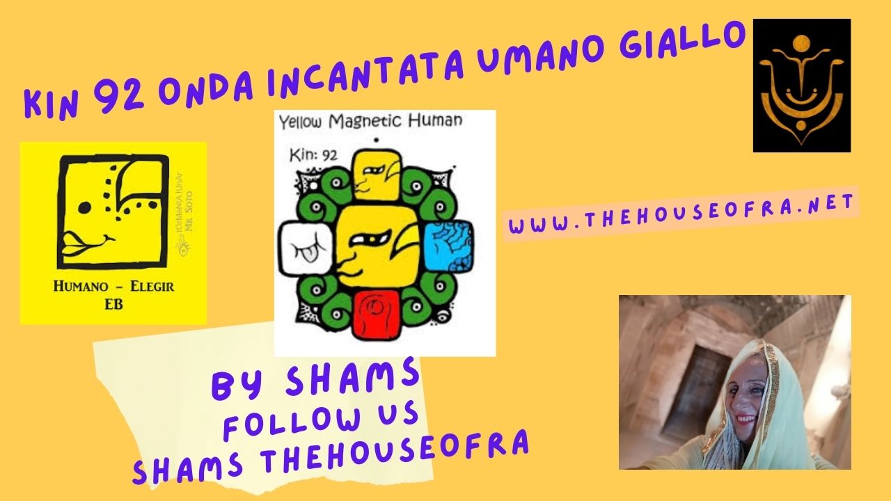 KIN 92 YELLOW HUMAN BY SHAMS