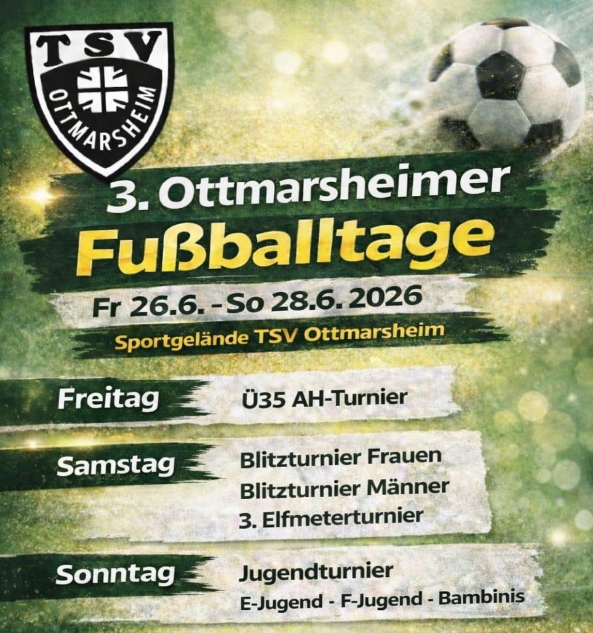 Drei Tage Ausnahmezustand: Die 3. Ottmarsheimer Fußballtage sind zurück!