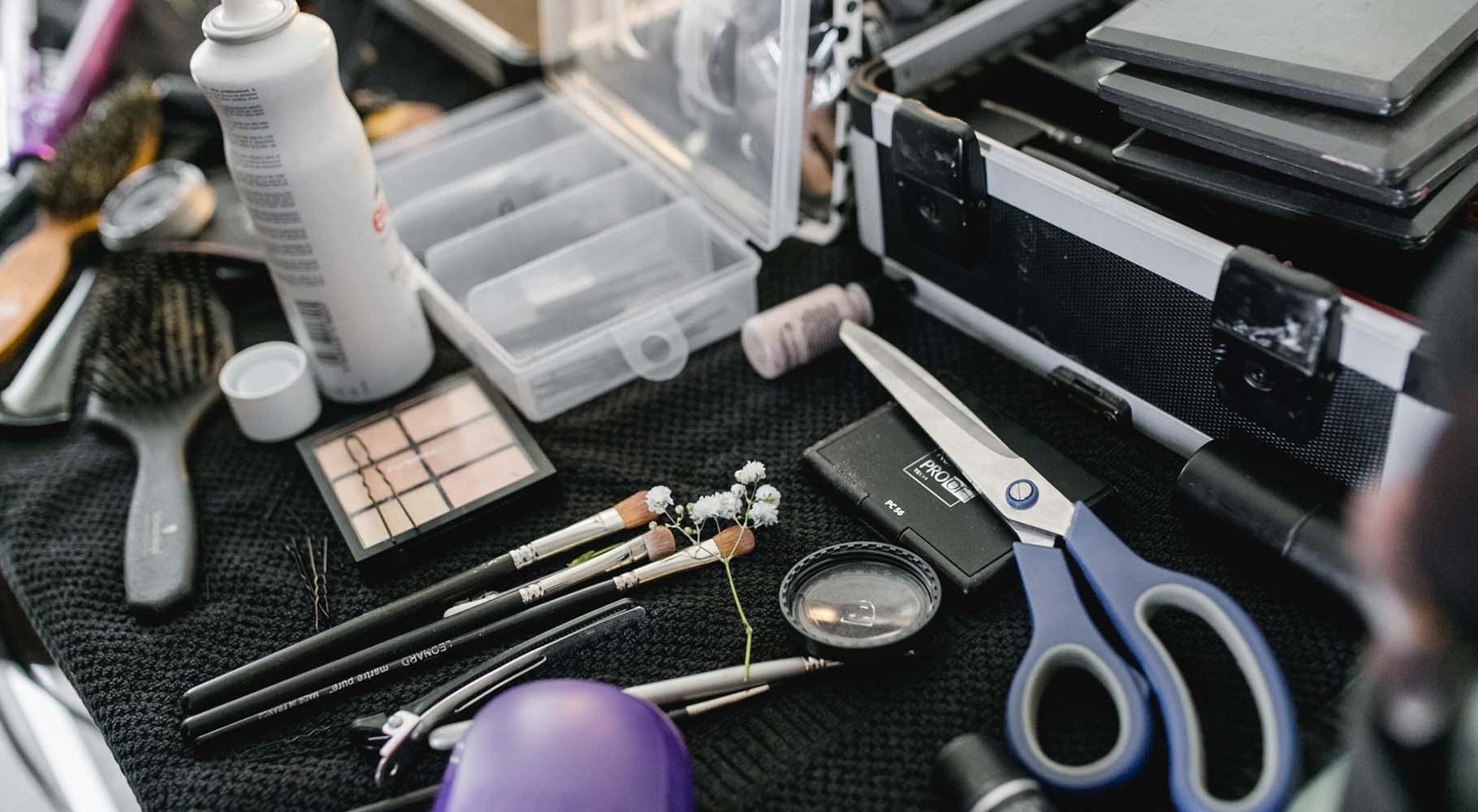 Makeup Hinter den Kulissen - Mariposa Styling mit Stil Hochzeitsstyling Wien und Umgebung ©Aaron Jiang