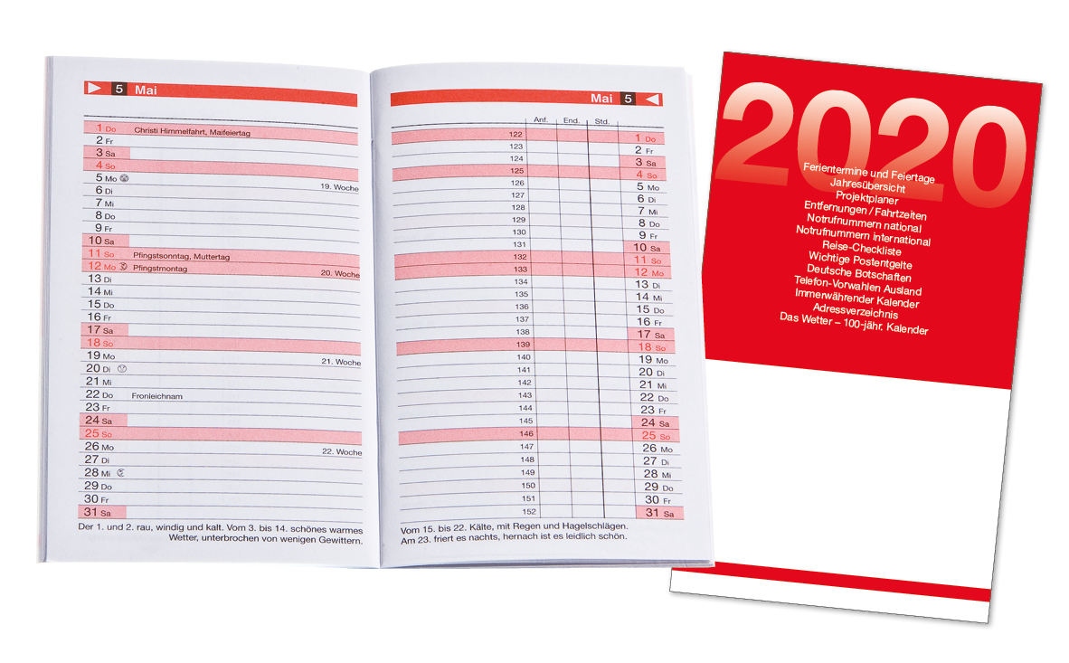 Taschen-Kalender - kalender-center.de