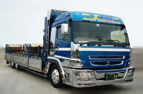 15トン平車：総輪エアサス車　上田商事