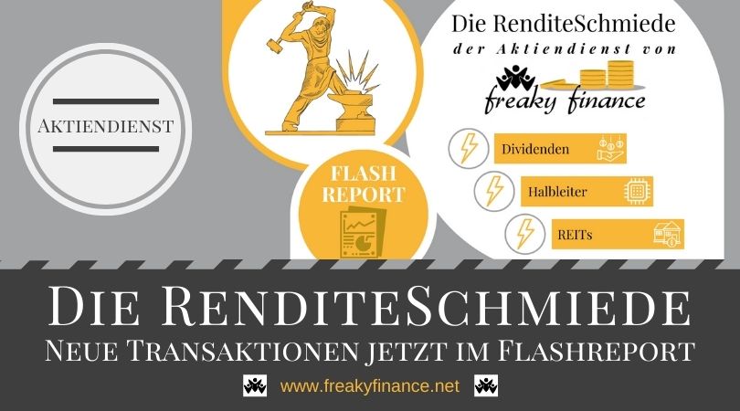 Neuer Flashreport der RenditeSchmiede verfügbar