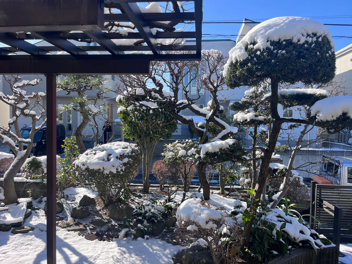 【多摩市】雪の翌日の緊急点検。年間管理のお客様へ安心をお届け！