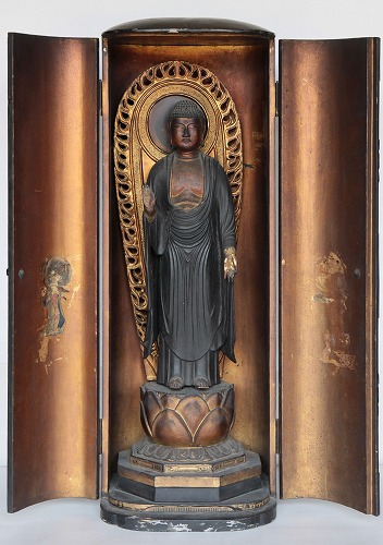 阿弥陀如来 ご絵像 浄土真宗 掛け軸 仏画 法事 葬儀