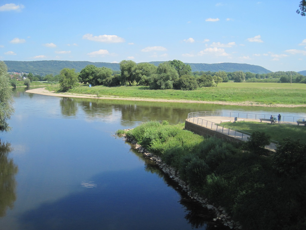 Werre-Weser-Kuss in Bad Oeynhausen