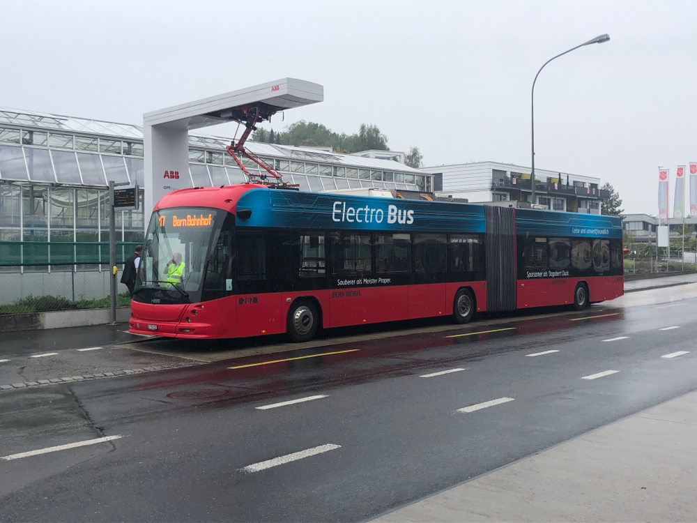Elektrobus-Besichtigung in Bern