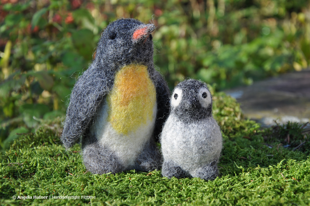 Pinguine aus Filz