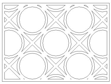 Decorative window screen laser cut