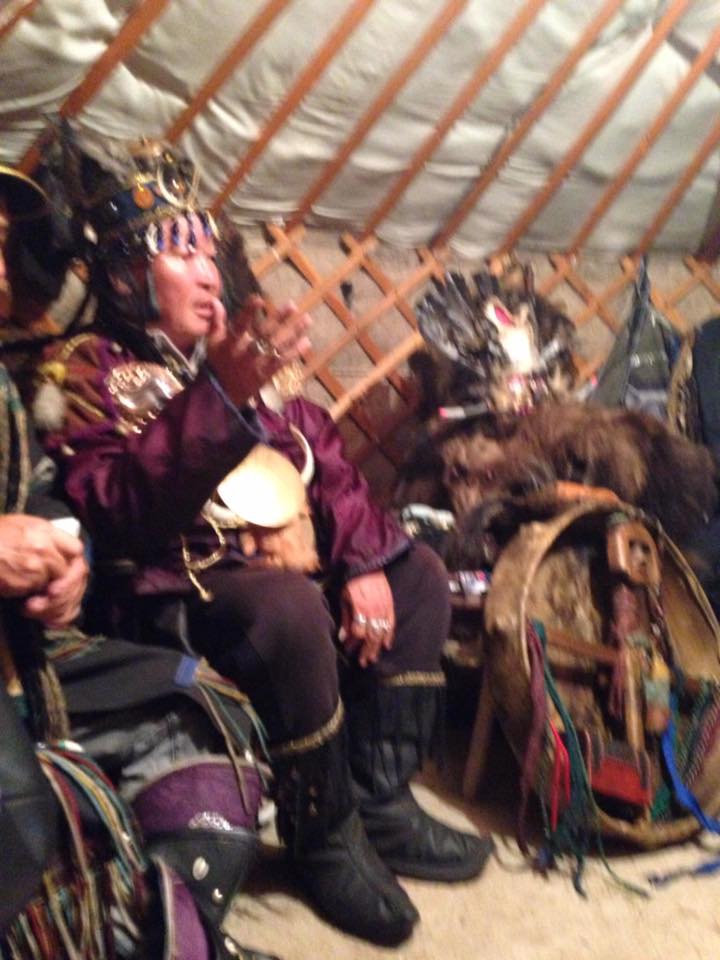 Kara-ool Tyulushevich Dopchun-ool ('Big Bear') at shamanic forum