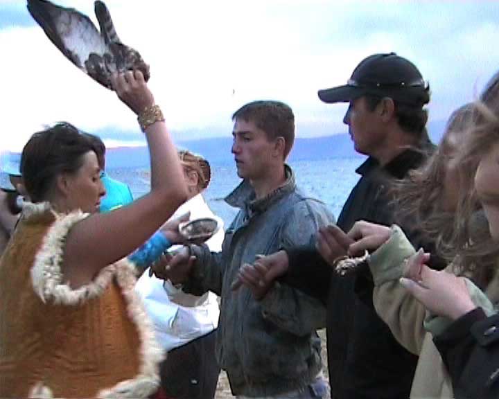 Smudging, Dance Ritual/Healing Performance at the Shaman's Conference (Olchon Island/Lake Baikal)